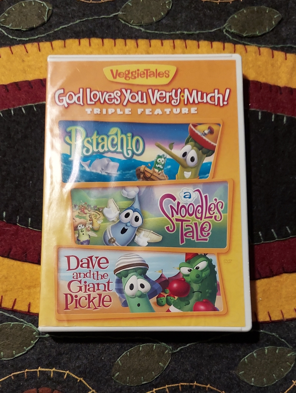 ❤️ VeggieTales God Loves You Very Much! Triple Feature DVD